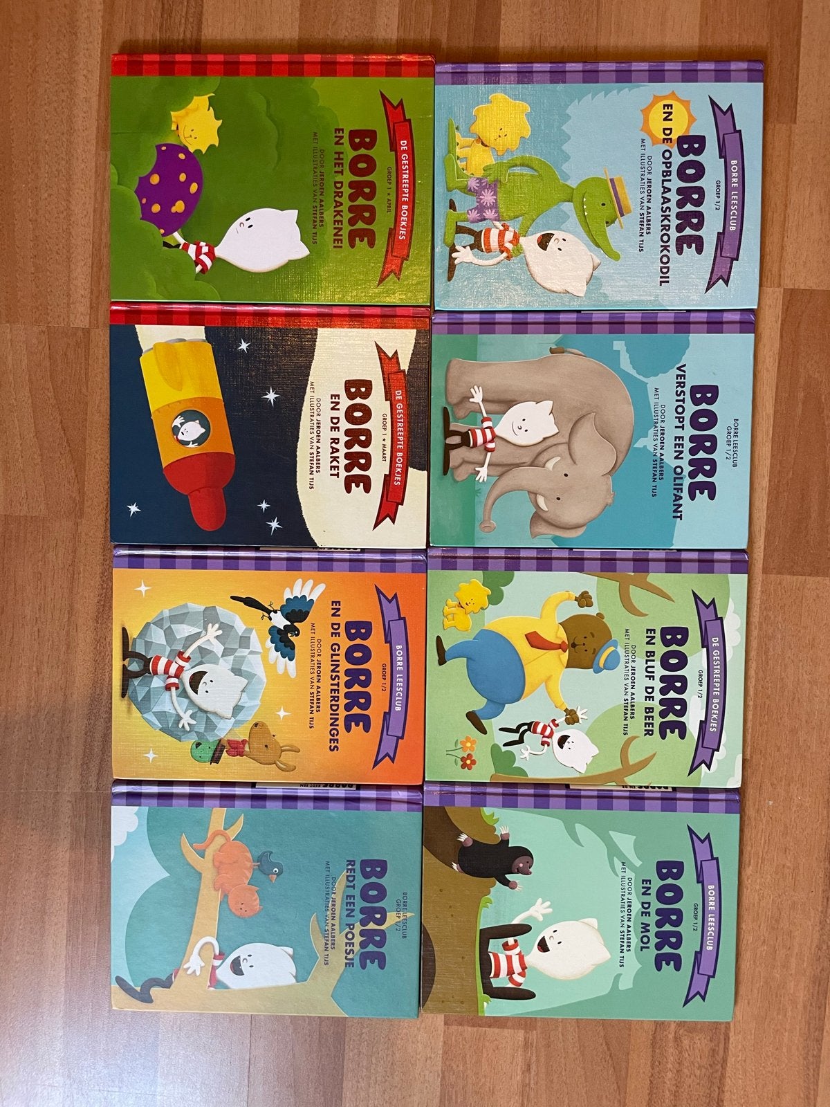 Borre boekjes - 8 stuks - Jeroen Aalbers, Boeken, Ophalen, Gelezen, Fictie algemeen