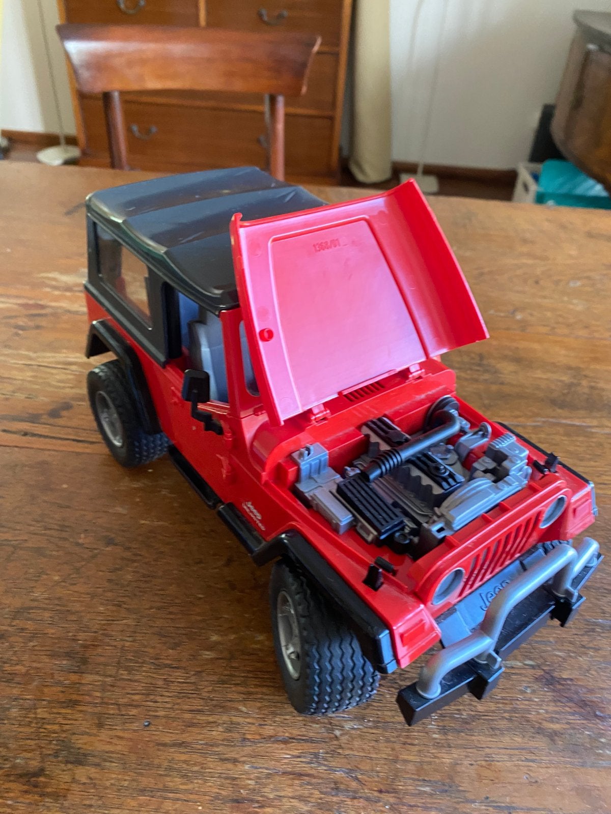 Bruder Jeep en paarden trailer 30€, Kinderen en Baby's, Speelgoed | Speelgoedvoertuigen, Ophalen, Gebruikt