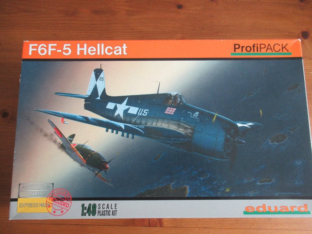 F6F-5 Hellcat (Eduard 1/48) profipack, Overige merken, Nieuw, Ophalen of Verzenden, Groter dan 1:72