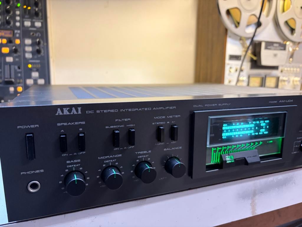 Akai AM-U04 Vintage Versterker - Prachtige Akai Sound, Ophalen of Verzenden, Zo goed als nieuw, Overige merken