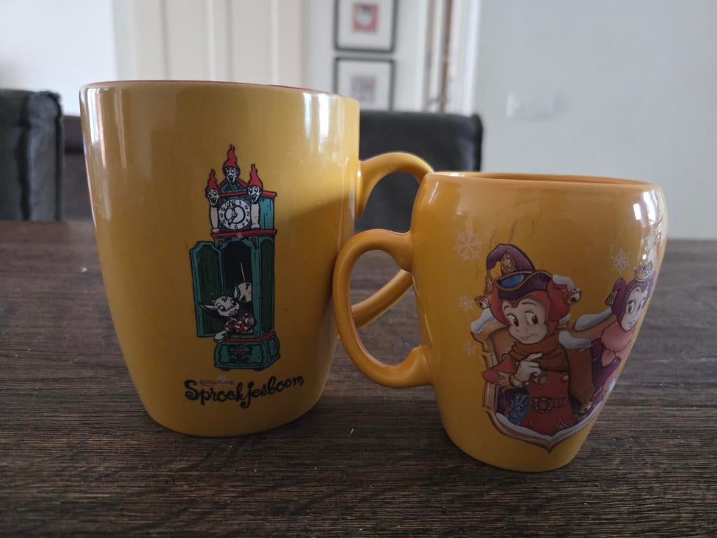 Efteling Mokken: Sprookjesboom, Pardoes & Chocomel (2 stuks), Verzamelen, Efteling, Zo goed als nieuw, Gebruiksvoorwerp, Ophalen of Verzenden