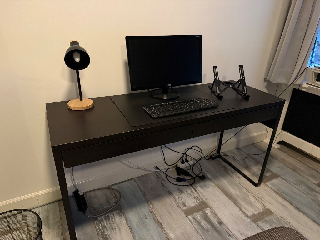 Malm bureau IKEA, Ophalen, Zwart, Gebruikt, IKEA