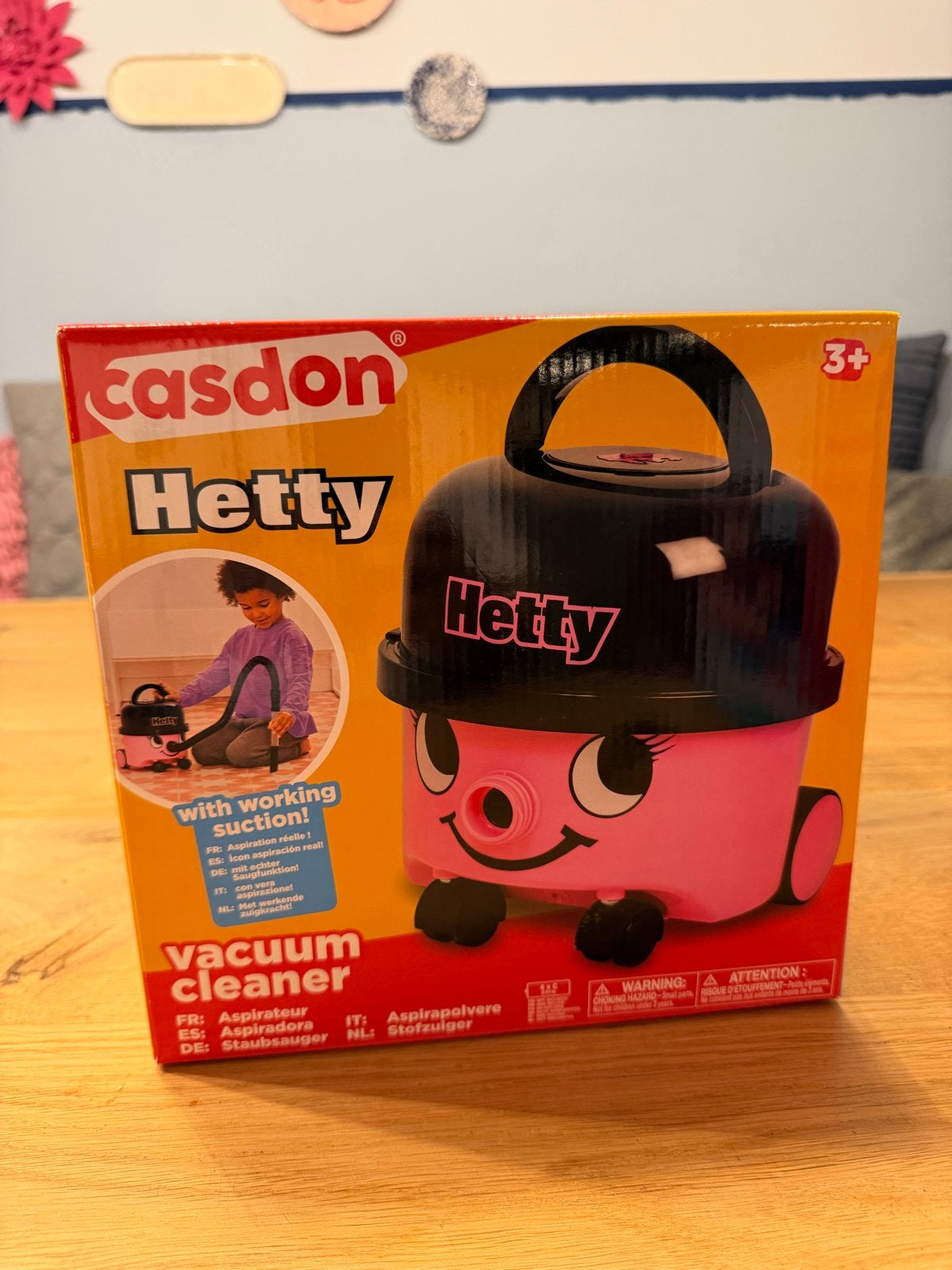 Casdon Hetty stofzuiger speelgoed - Nieuw in doos, Ophalen of Verzenden, Nieuw, Jongen of Meisje