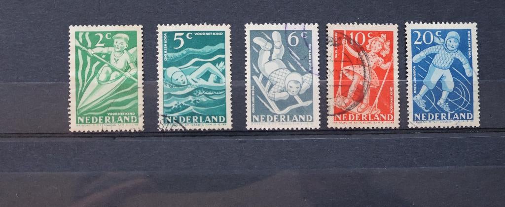 Nederland Kinderzegels NVPH 508-512 - Gestempeld, Postzegels en Munten, Postzegels | Nederland, Gestempeld, Na 1940, Ophalen of Verzenden