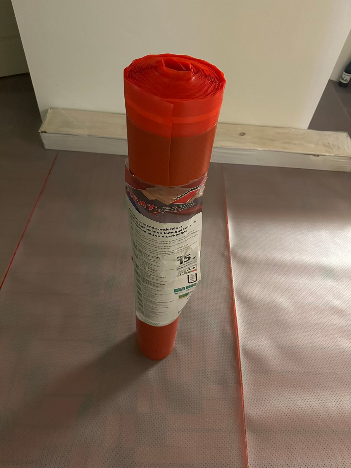 Heat foil ondervloer 15m2, Ophalen, 50 tot 150 cm, Overige typen, Zo goed als nieuw