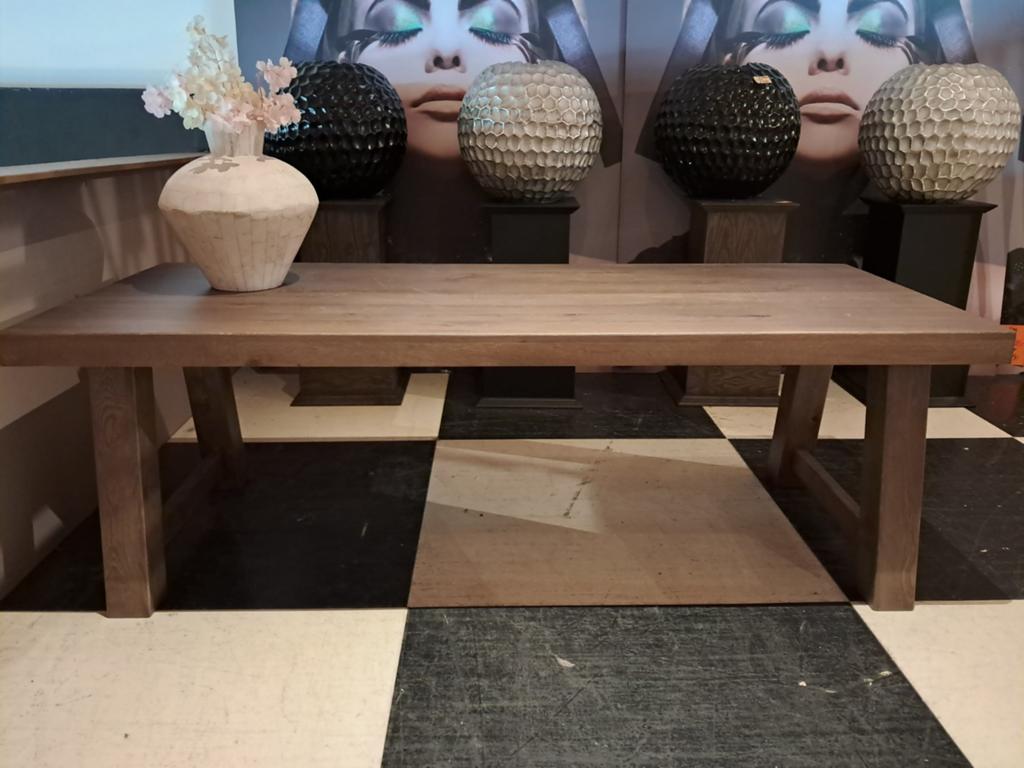 Eettafel Yukon  VAN €1495 VOOR €599, Ophalen, Gebruikt, 100 tot 150 cm, Eikenhout