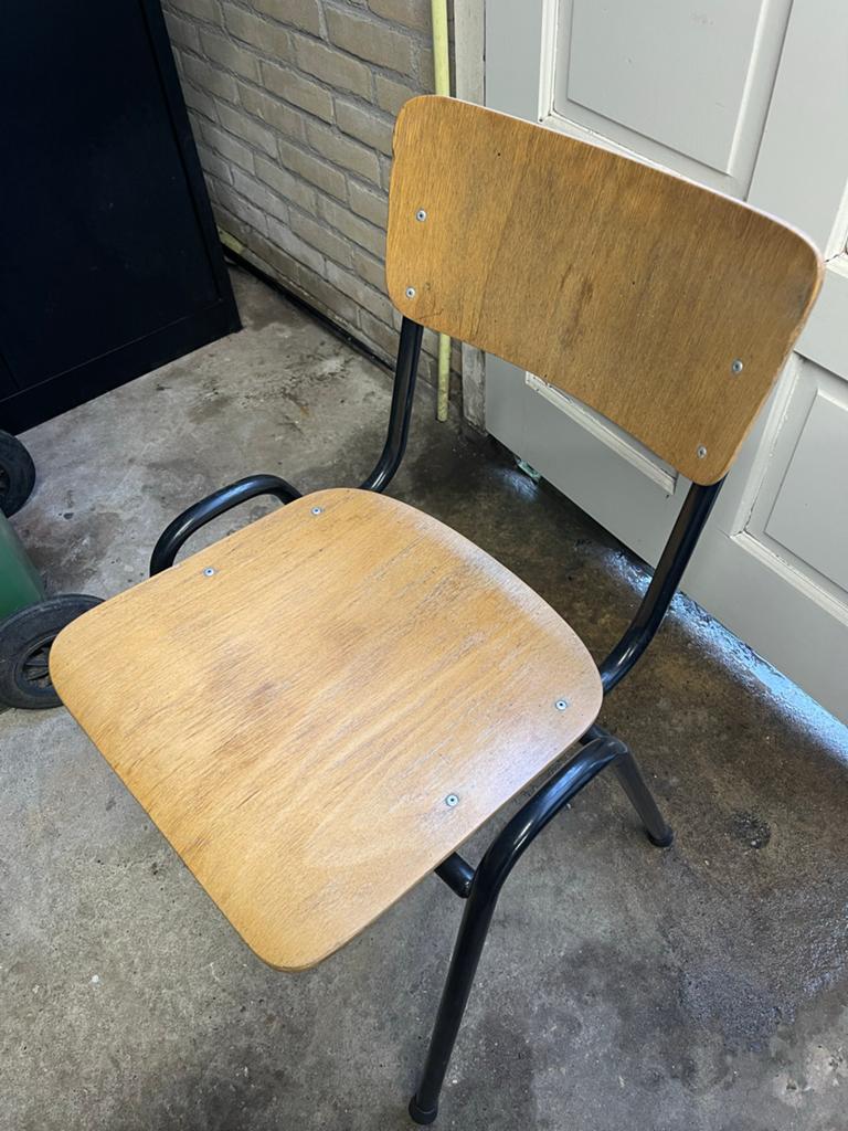 Vintage schoolstoelen 10 stuks!!!, Antiek en Kunst, Ophalen