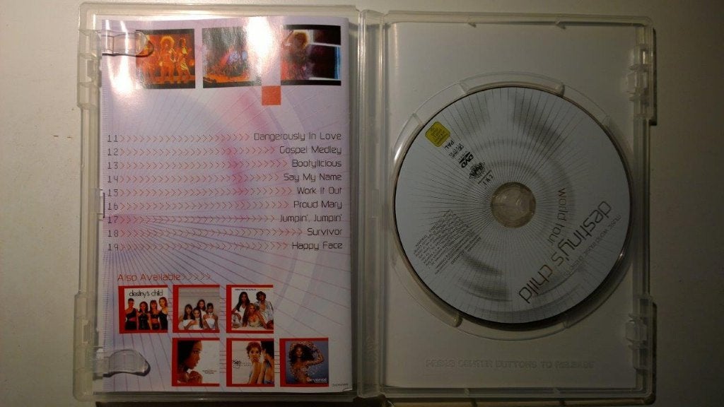 Destiny's Child - World Tour (DVD), Alle leeftijden, Ophalen of Verzenden, Zo goed als nieuw, Concert