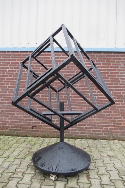 04730 Kubus Dobbelsteen reclame object, Ophalen, Gebruikt, Reclamebord