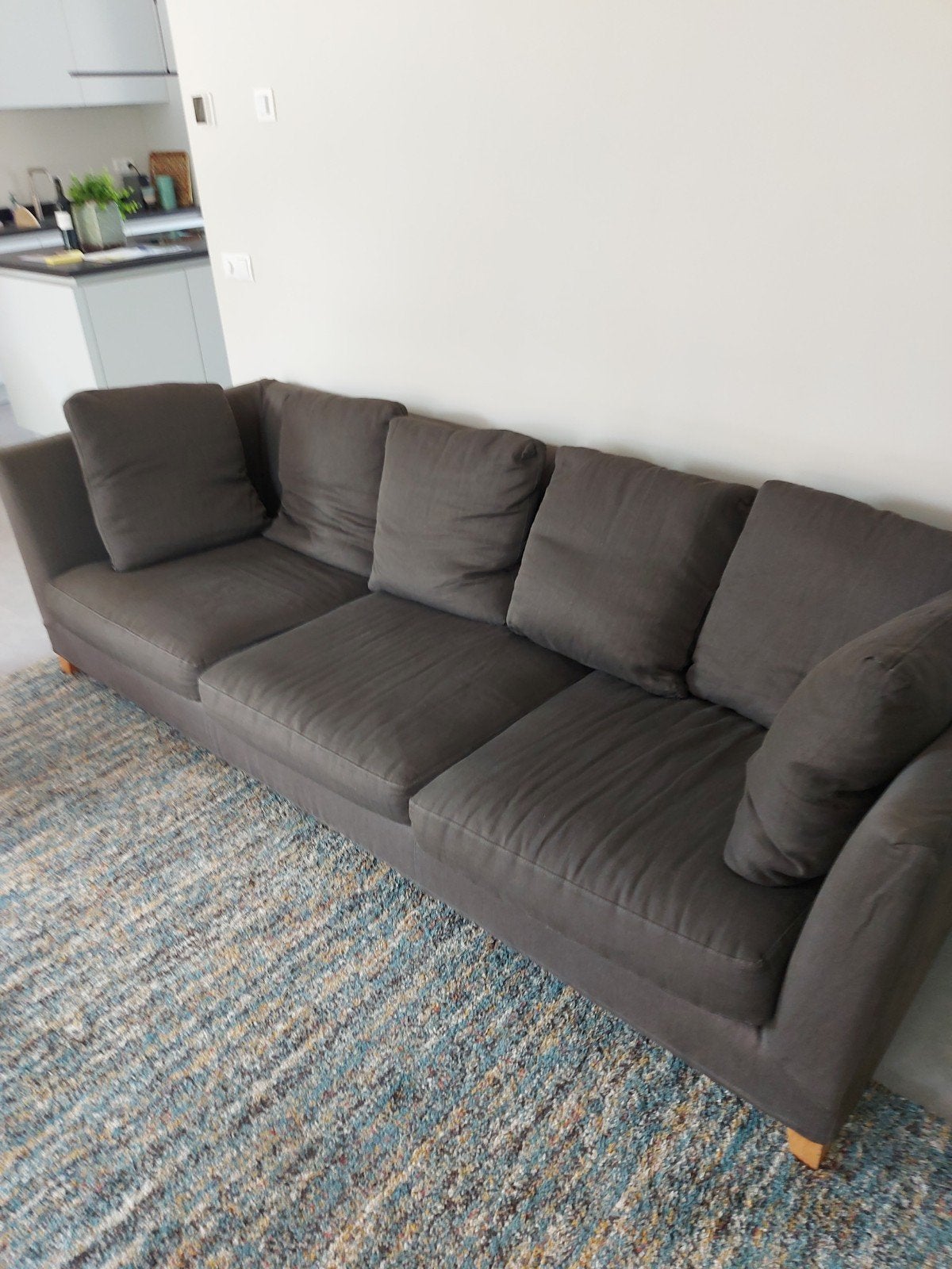 Flexform Victor bank 250 cm breed, Ophalen, Gebruikt, 75 tot 100 cm, Rechte bank