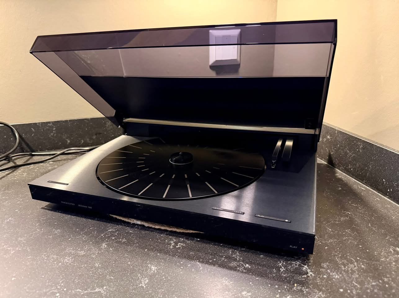 Bang & Olufsen - Beogram 7000 incl. MMC4 - *black edition*, Ophalen of Verzenden, Gebruikt, Platenspeler, Overige merken