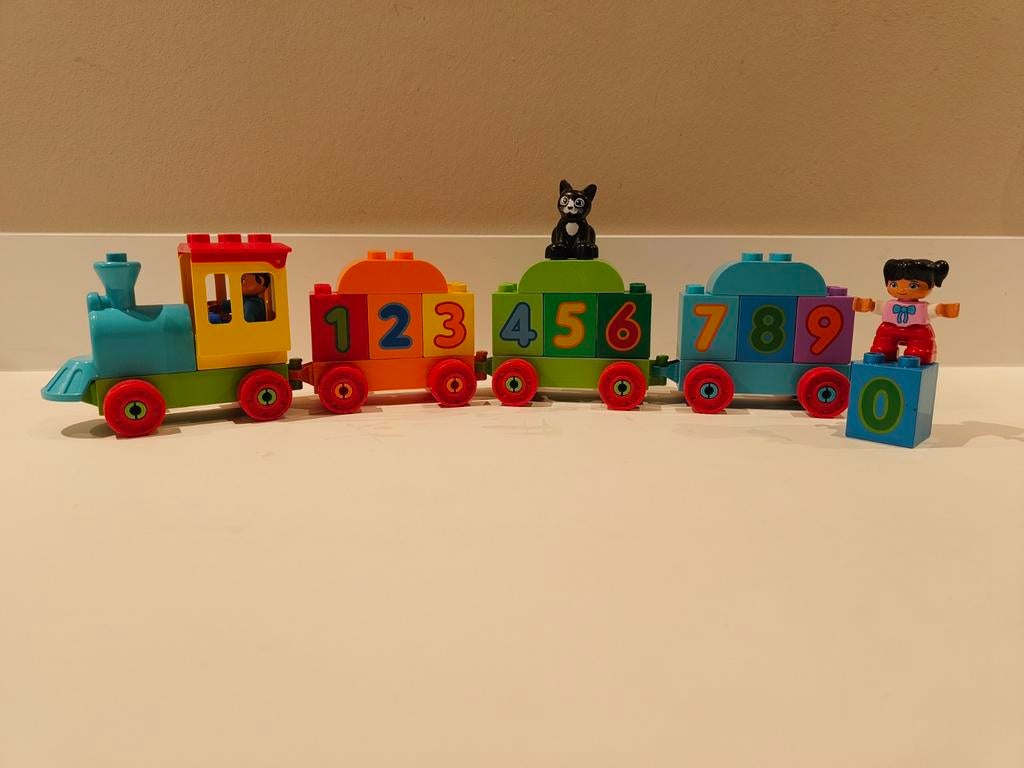 Duplo trein met cijfers compleet, Kinderen en Baby's, Speelgoed | Duplo en Lego, Ophalen of Verzenden