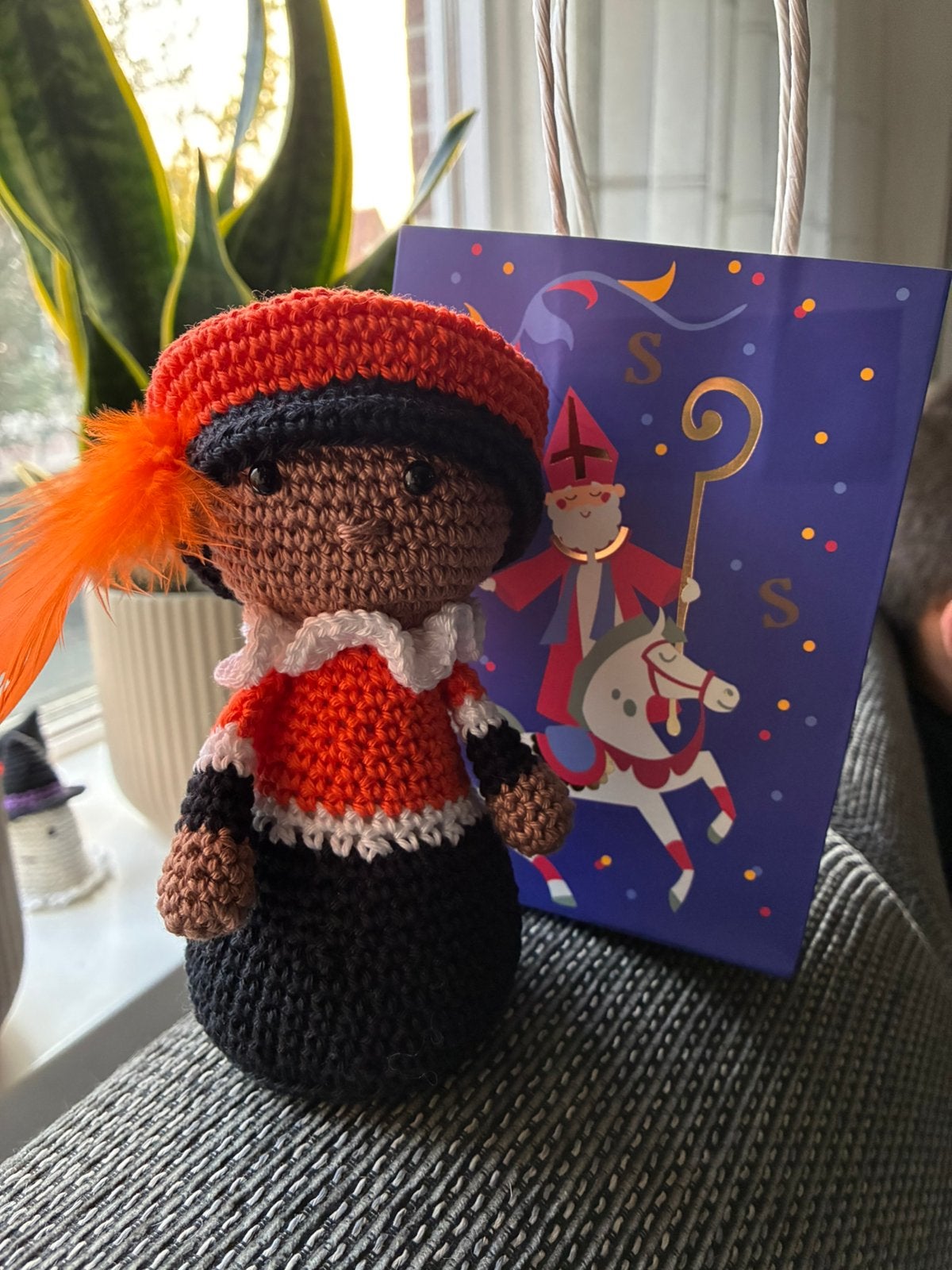 Gehaakte piet, Ophalen of Verzenden, Zo goed als nieuw