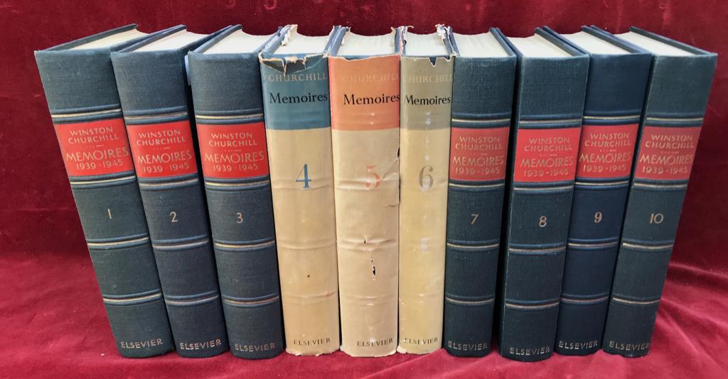 Winston Churchill, memoires over de Tweede Wereldoorlog., Ophalen, Tweede Wereldoorlog, Zo goed als nieuw, Overige onderwerpen