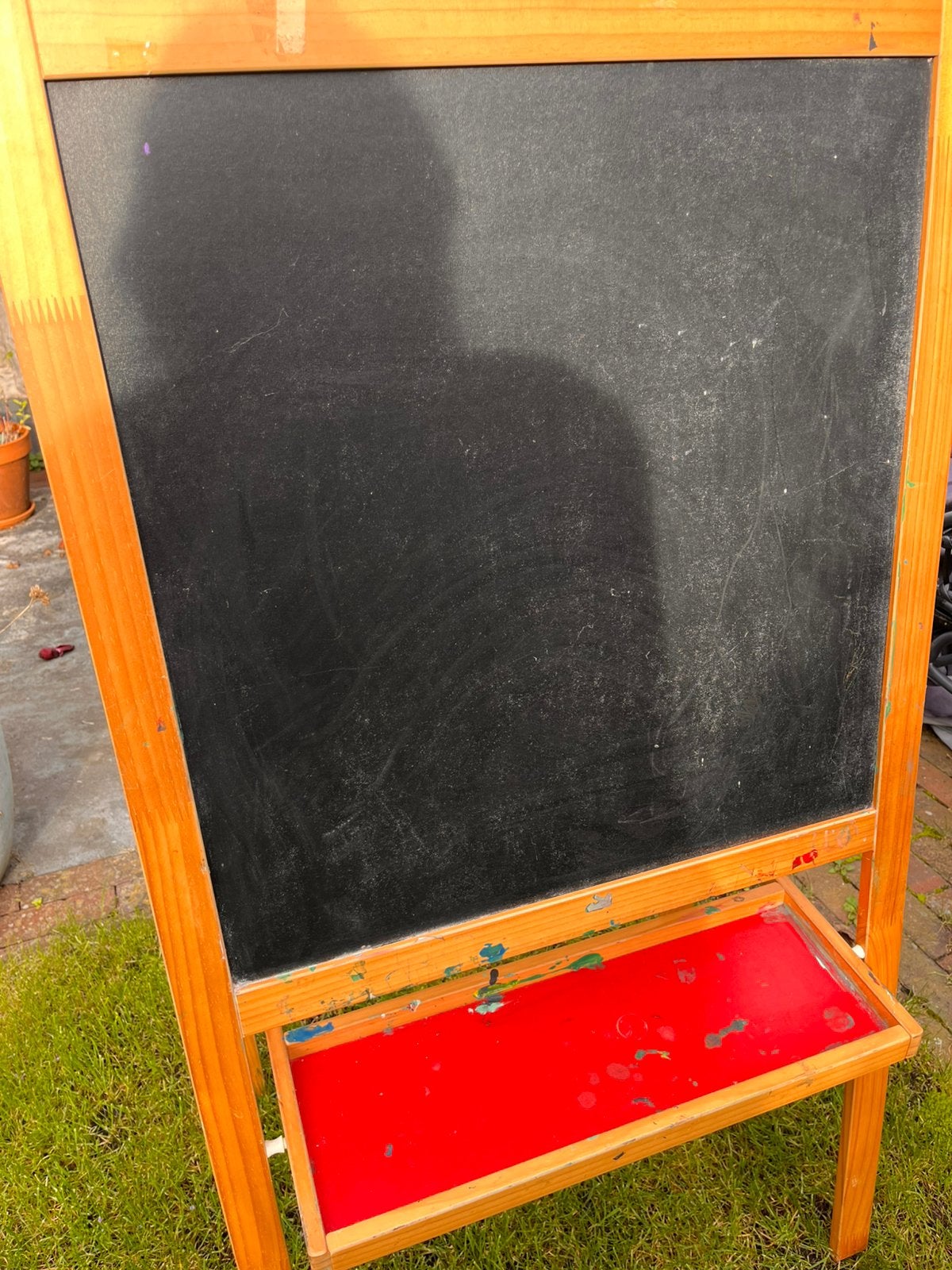 Ikea tekenbord /schilder bord / krijtbord schilders ezel, Ophalen, Gebruikt, Krijtbord