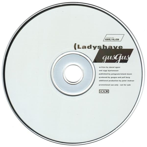 cd-single van GusGus – Ladyshave [Promo], Verzenden, Zo goed als nieuw, Pop