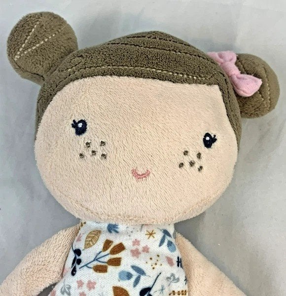 Little Dutch Knuffel pop Rosa 35cm bruin haar roze jurkje, Coolsingel 104, 3011 AG Rotterdam, Netherlands, Little Dutch, Overige typen
