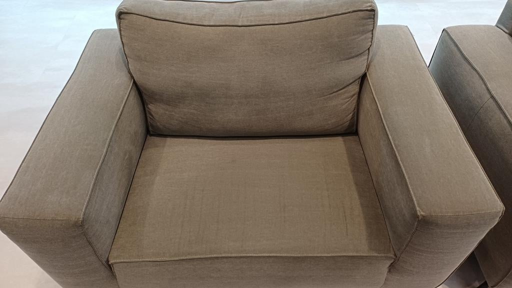 Loveseat groen InHouse, Ophalen, Tweepersoons, 75 tot 100 cm, Zo goed als nieuw