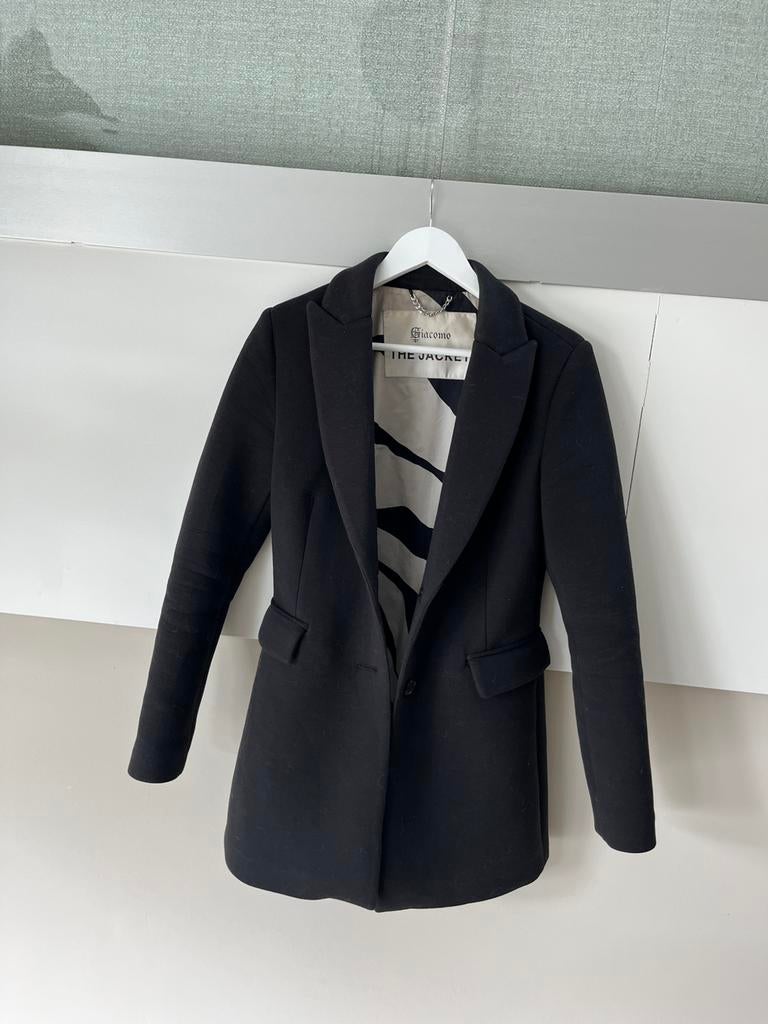 Jas Giacomo the jacket, Kleding | Dames, Zwart, Ophalen of Verzenden, Zo goed als nieuw, Jasje