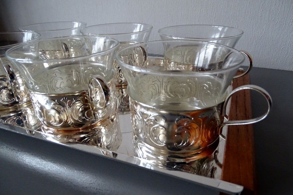 Theeglazen, Ophalen, Glas of Glazen, Gebruikt, Glas
