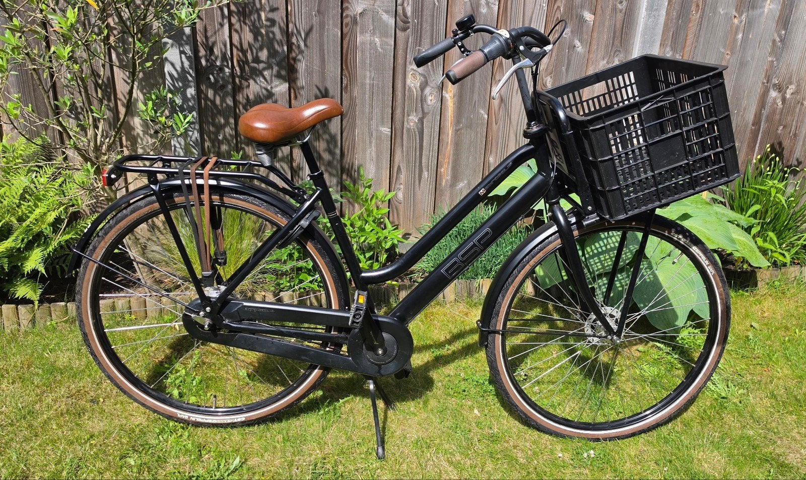 BSP Metropolis Transportfiets, Zwart Shimano 7 versnellingen, Versnellingen, Trommelrem, Ophalen, Overige merken