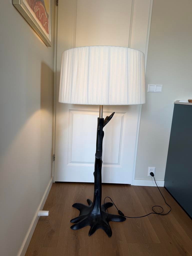 Nijhoff lamp met Santa & Cole lampenkap, Huis en Inrichting, Lampen | Vloerlampen, Gebruikt, 150 tot 200 cm, Metaal, Ophalen