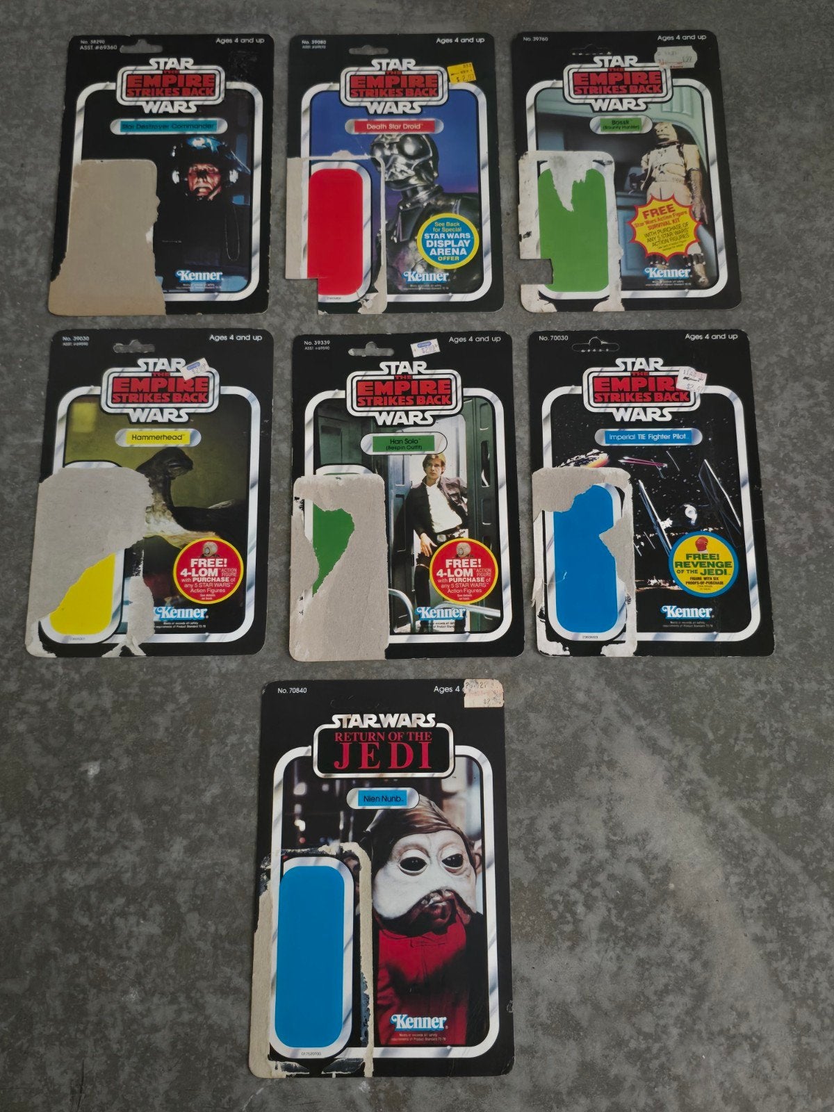 Star Wars Vintage Cardbacks, Verzamelen, Star Wars, Ophalen of Verzenden, Actiefiguurtje