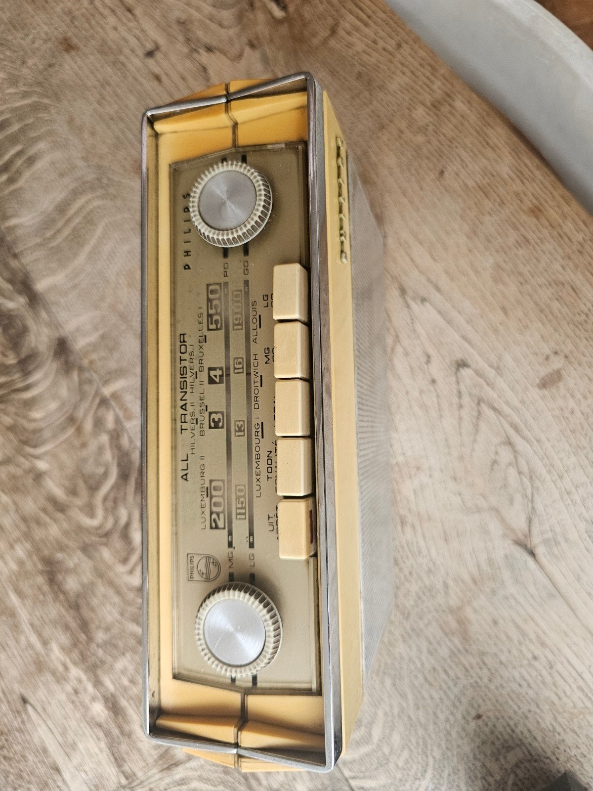 Vintage Philips Transistorradio, Ophalen of Verzenden, Gebruikt, Transistorradio
