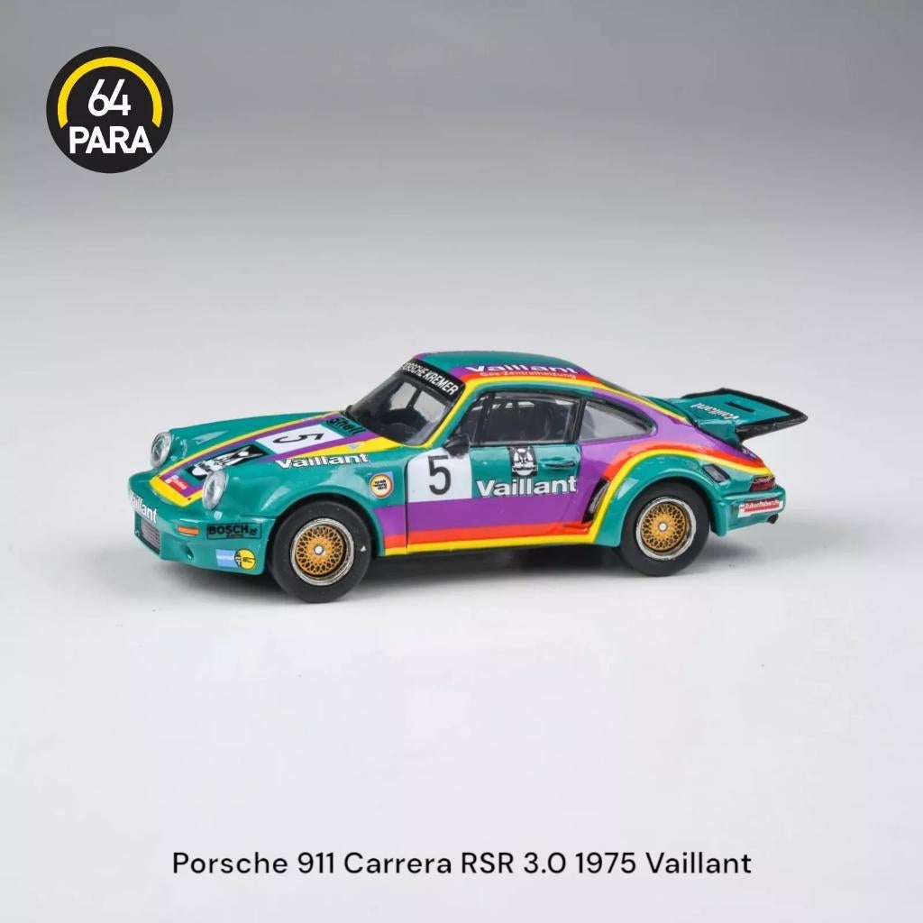 Porsche 911 Carrera RSR 3.0 van 64 Para 1/64 Valliant Livery, Ophalen of Verzenden, Nieuw, Auto