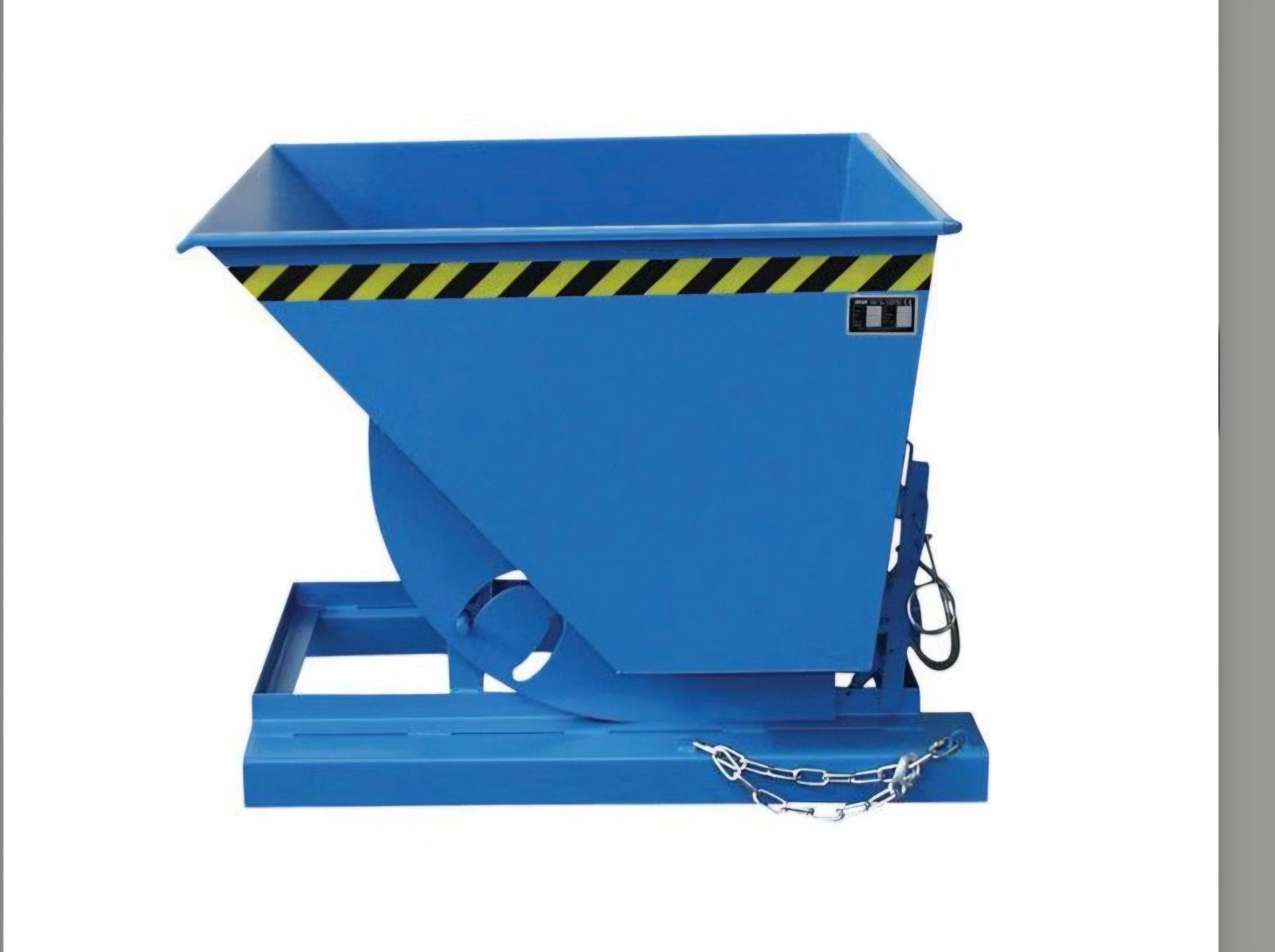 Kiepbak voor heftruck, Ophalen