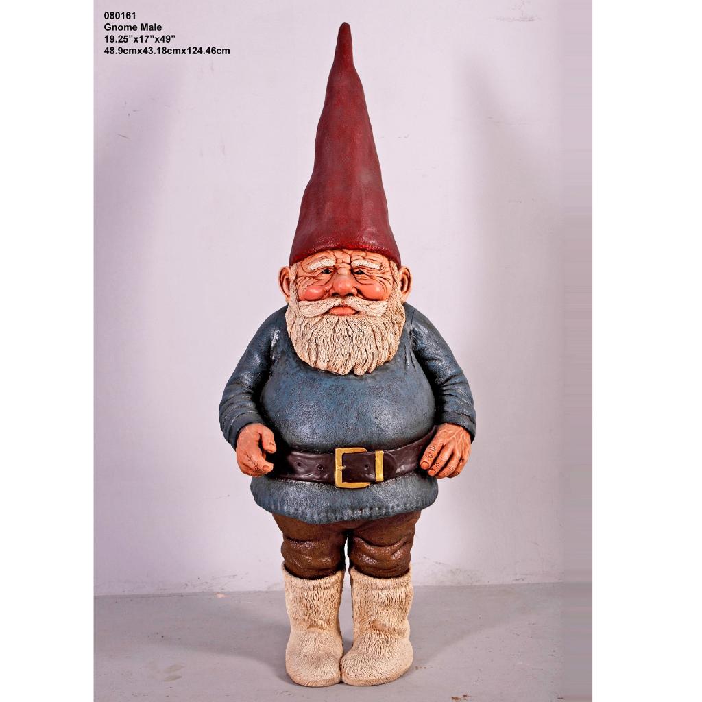 Gnome Male – Kabouter beeld Hoogte 125 cm, Verzamelen, Ophalen, Nieuw, Overige typen