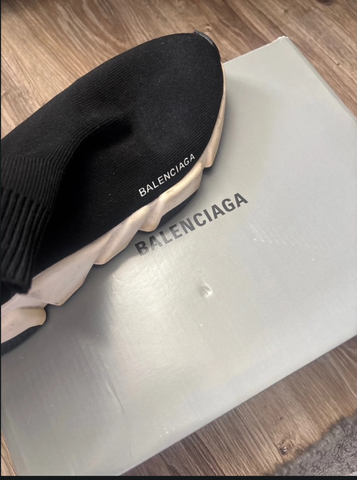 Balenciaga speed runners, Verzenden, Zo goed als nieuw, Zwart, Sneakers of Gympen