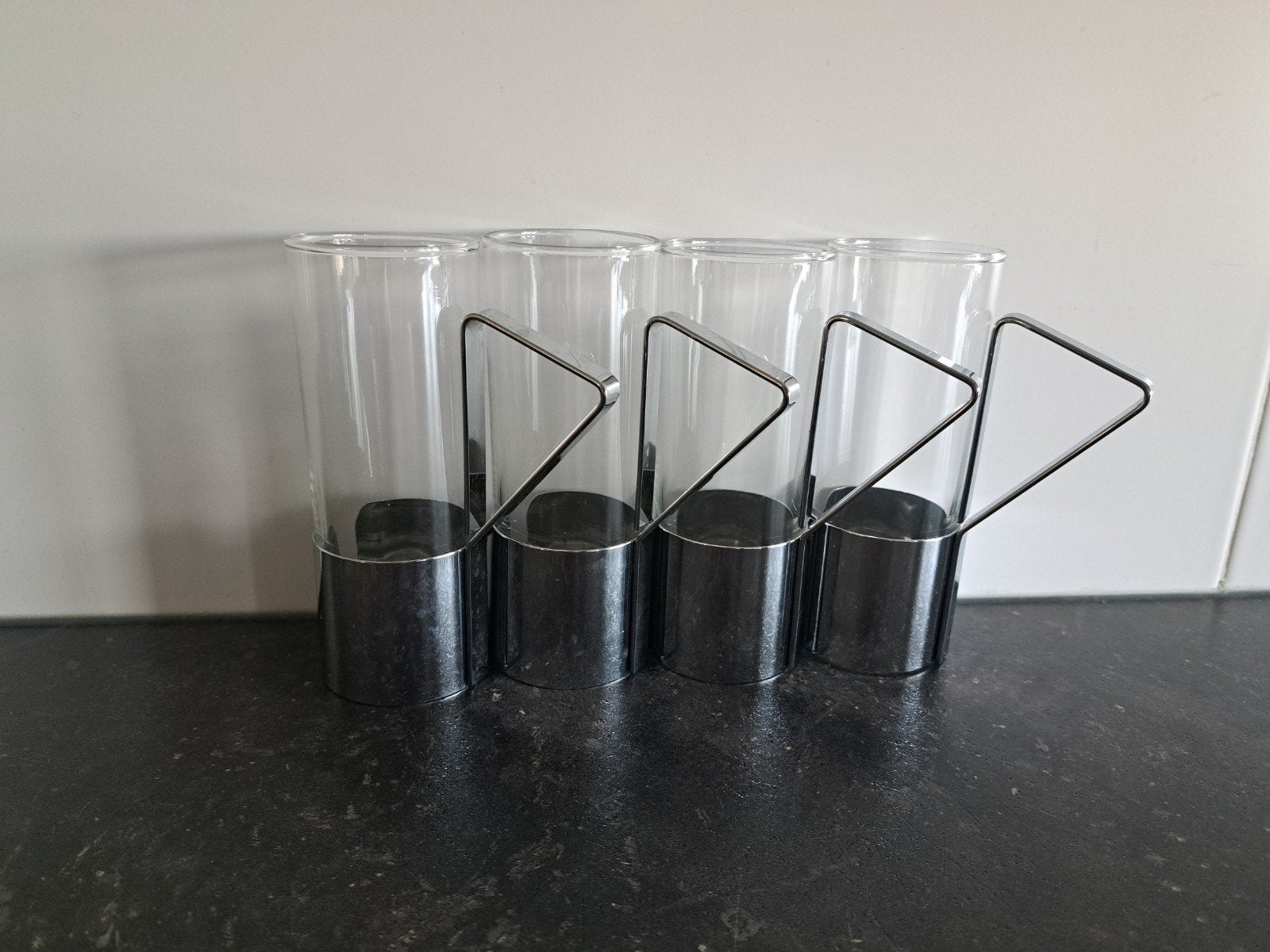 4 mooie nieuwe theeglazen, Glas of Glazen, Nieuw, Ophalen of Verzenden, Glas