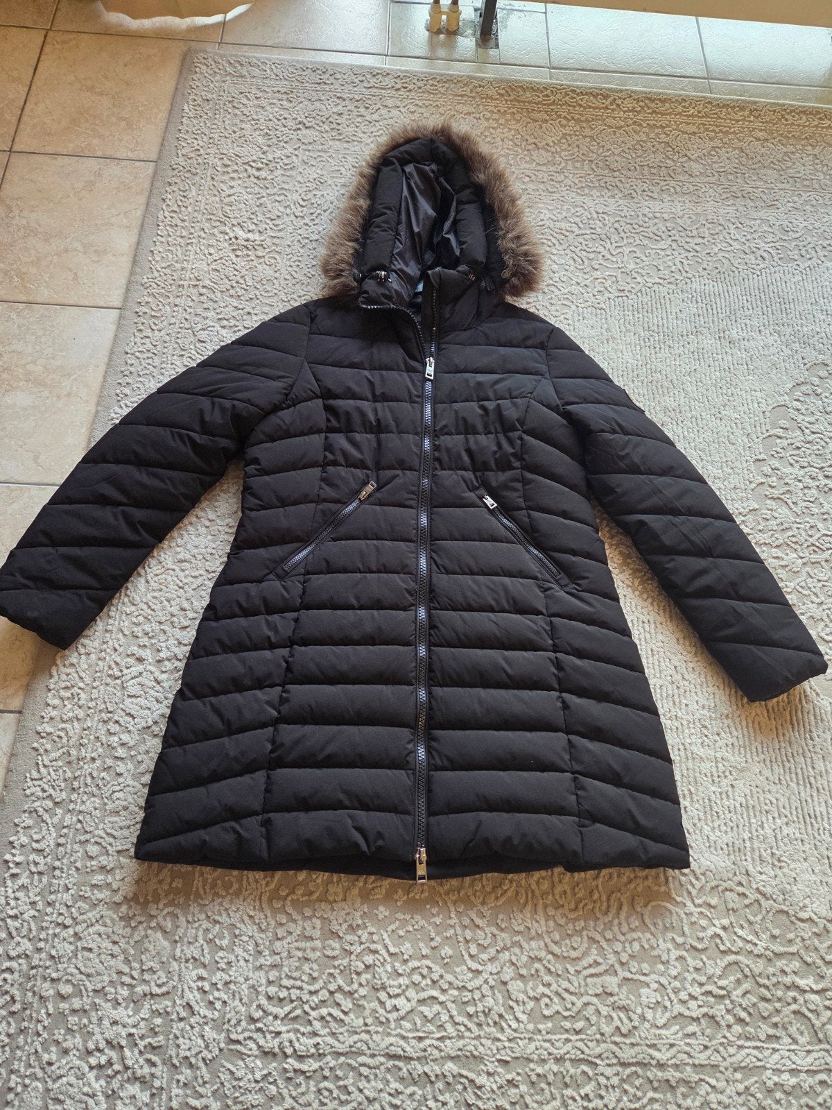 Superdry Fuji Series dames winterjas maat 44 (EU), Ophalen of Verzenden, Zo goed als nieuw, Maat 42/44 (L), Zwart