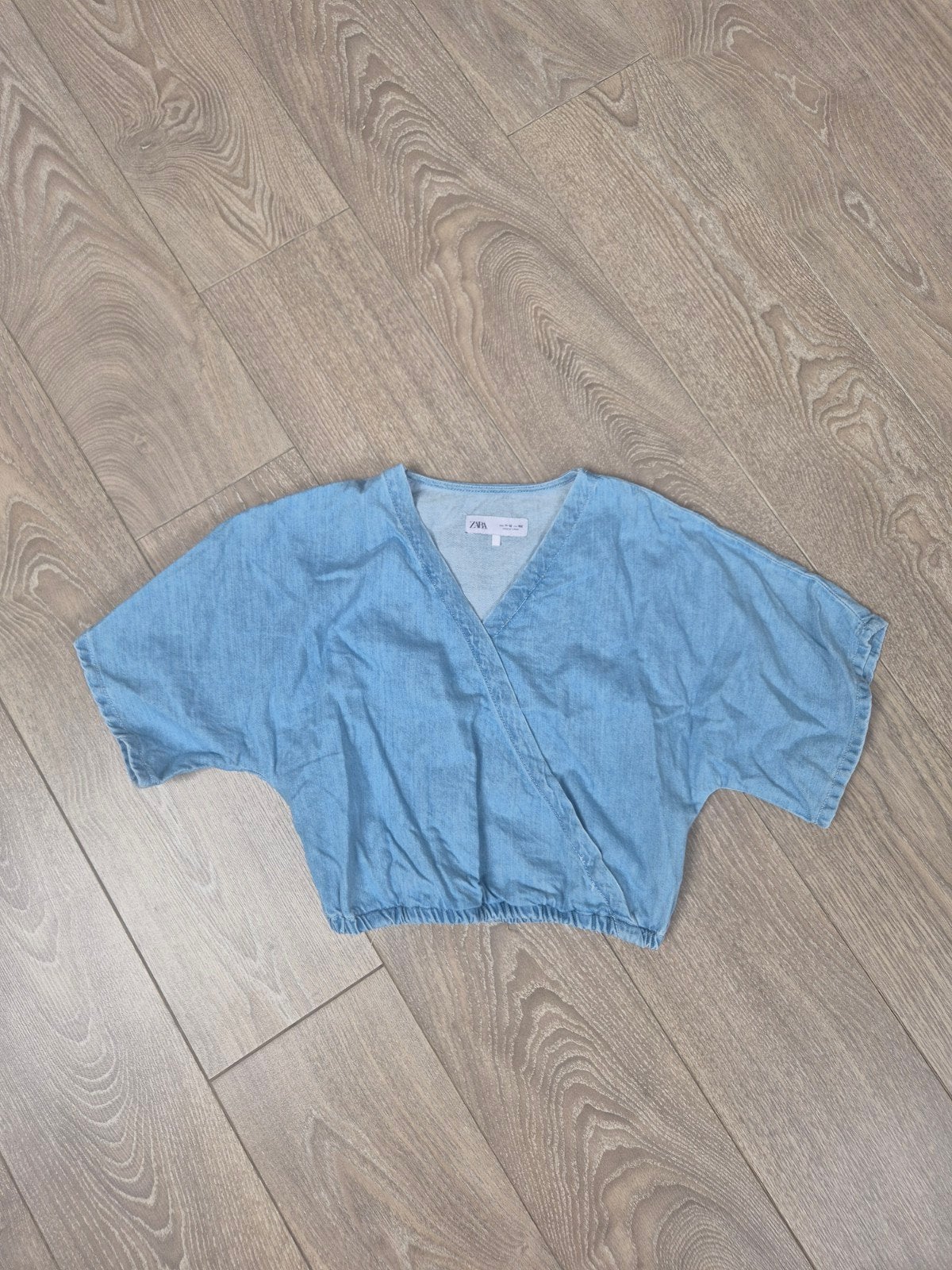 spijker blousje. 152, Zo goed als nieuw, Zara, Shirt of Longsleeve, Verzenden