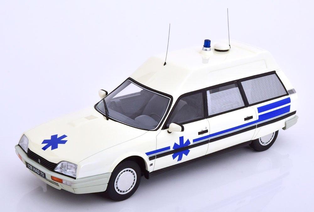 OttoMobile 1:18 Citroen CX Break Heuliez Ambulance 1987 wit, Ophalen of Verzenden, Nieuw, Auto, OttOMobile