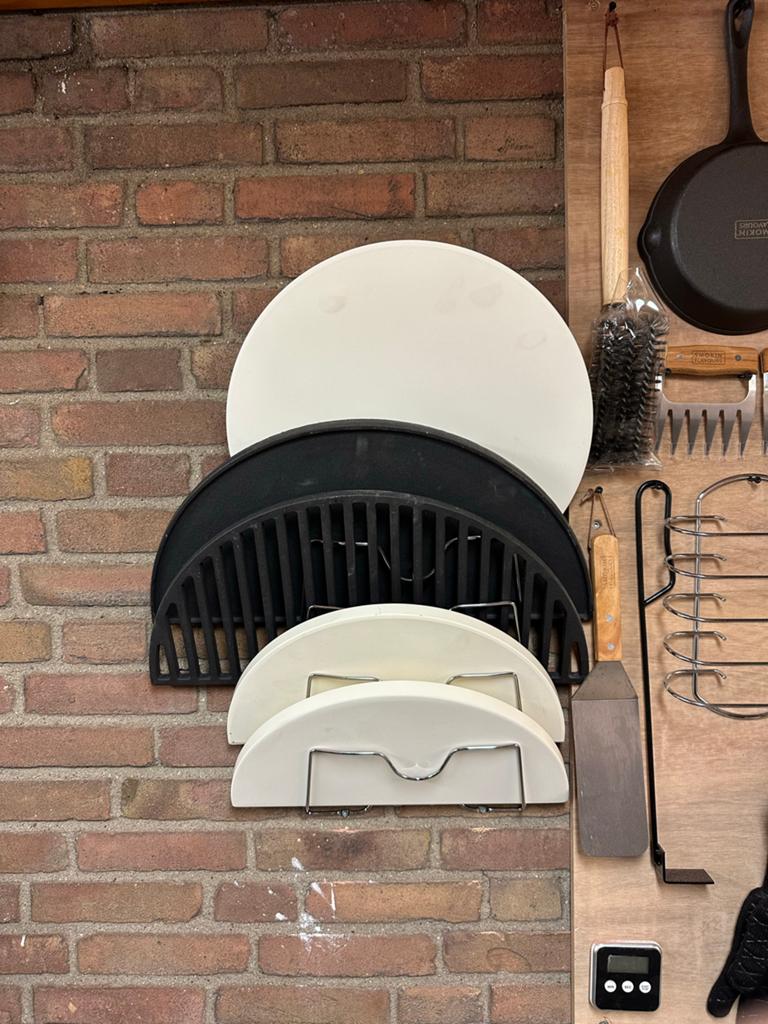 Roosterhouder voor BBQ roosters en pizzastenen, Ophalen of Verzenden, Nieuw