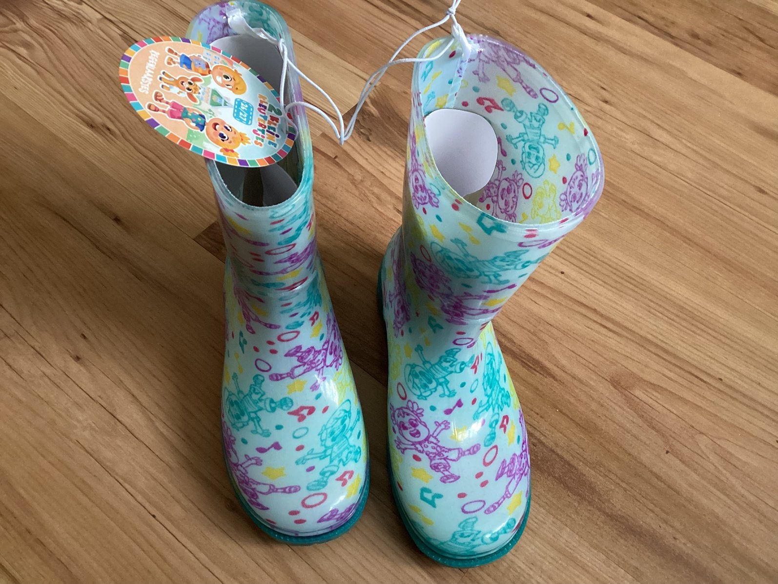 ( regen ) laarsjes 2 kleine kleutertjes maat 26/27 nieuw, Ophalen of Verzenden, Nieuw, Laarzen