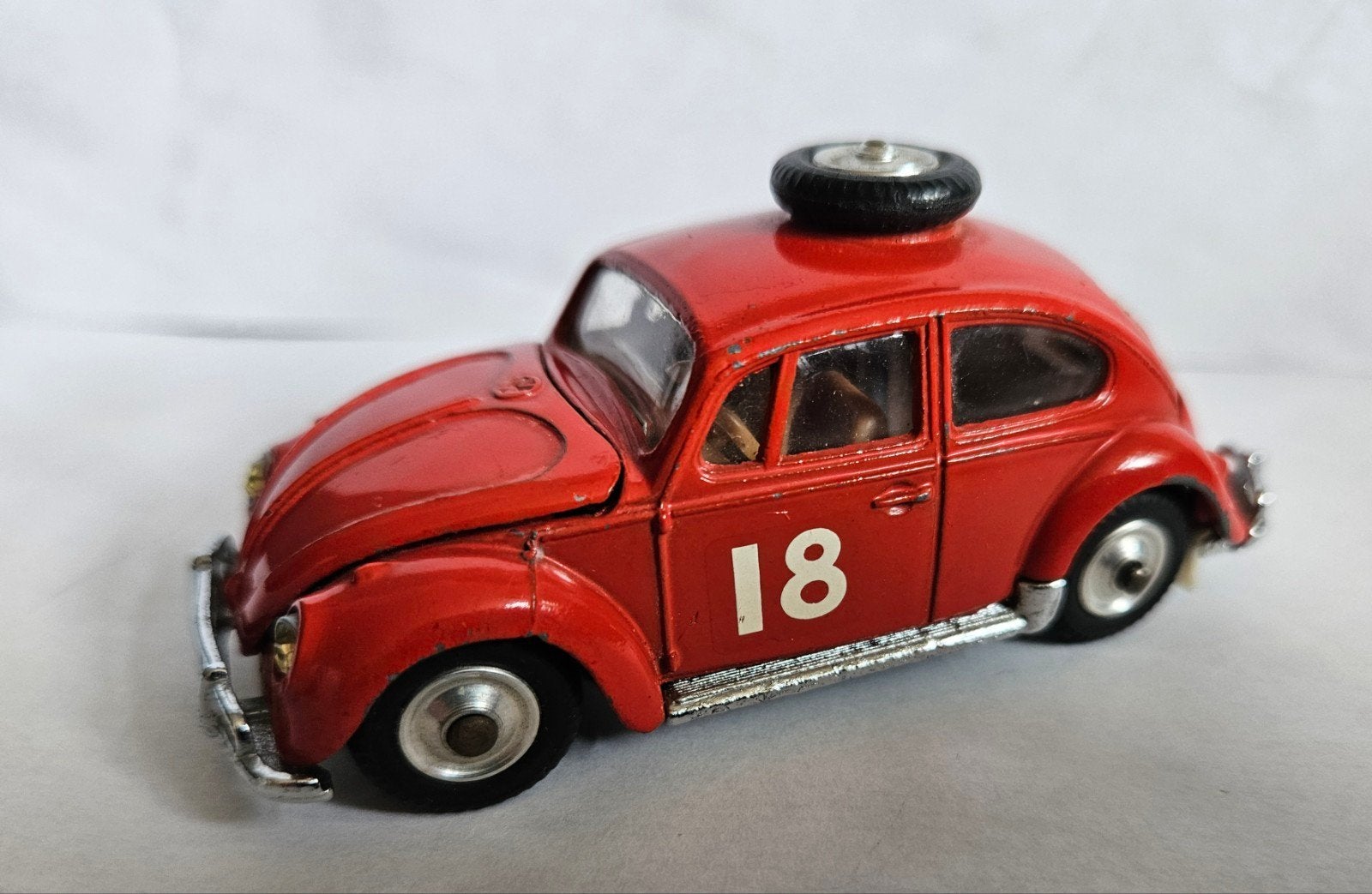 Corgi Toys Volkswagen 1200 Saloon Kever Rood #18, Antiek en Kunst, Ophalen of Verzenden
