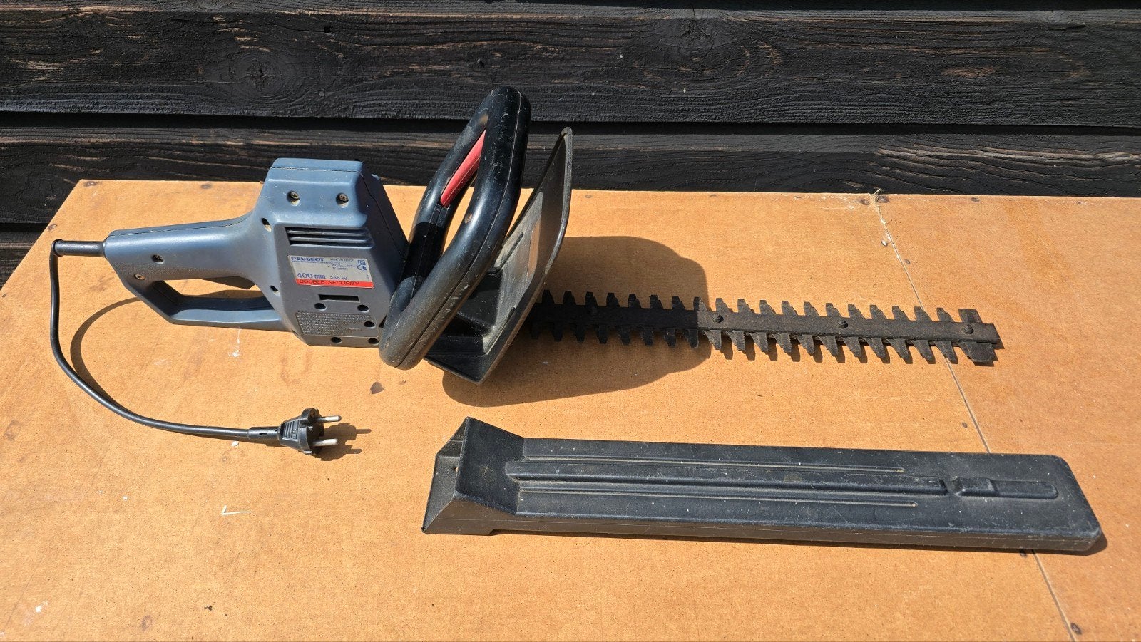 Peugeot Elektrische Heggenschaar - 400mm - 330W - Werkt Goed, Ophalen of Verzenden, Gebruikt, Elektrisch, Peugeot