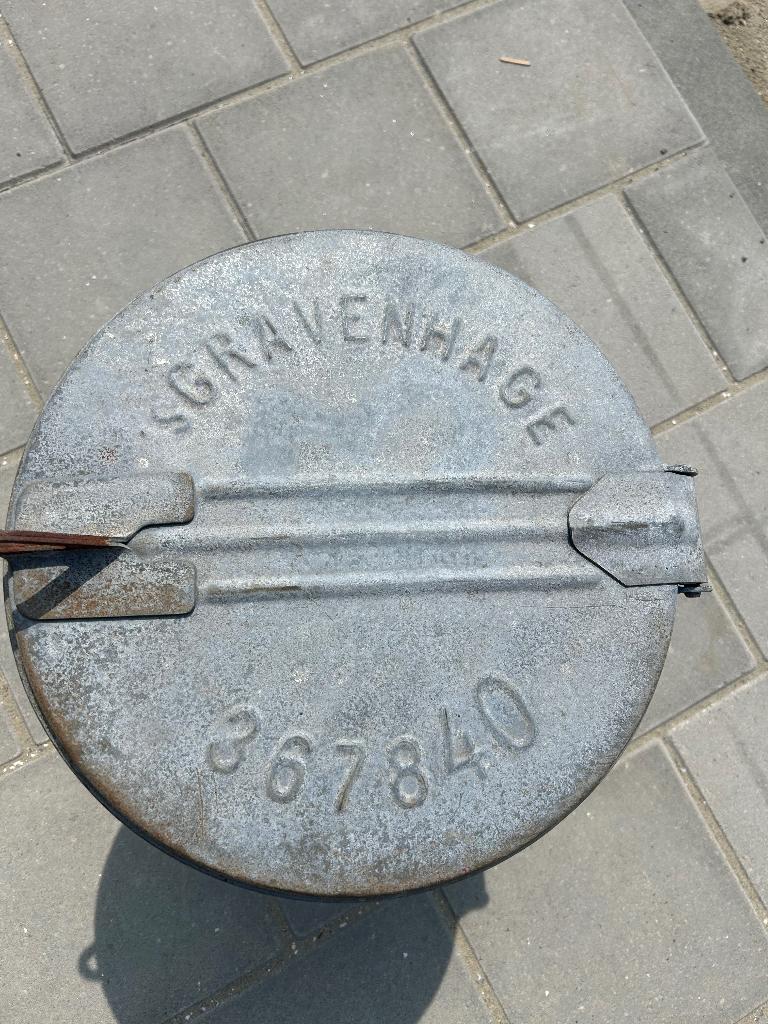 Vintage afvalemmer (tuin) Den Haag, Tuin en Terras, Ophalen, Gebruikt, Rond, Balkon