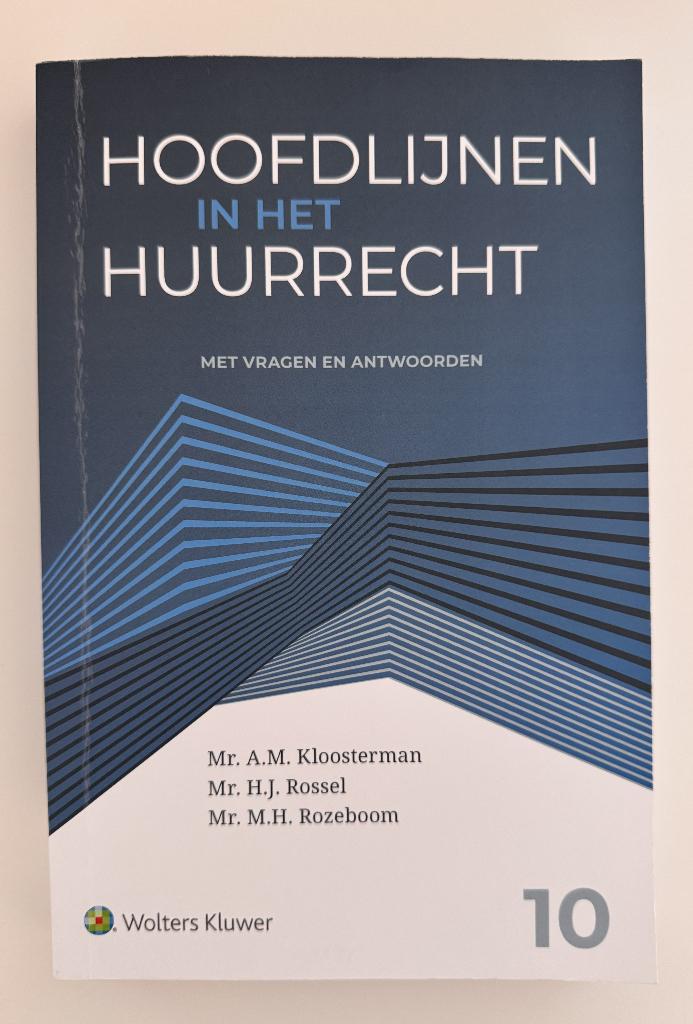 Hoofdlijnen in het huurrecht (ISBN: 9789013150582)., Boeken, Studieboeken en Cursussen, Ophalen of Verzenden, Wolters Kluwer, Alpha