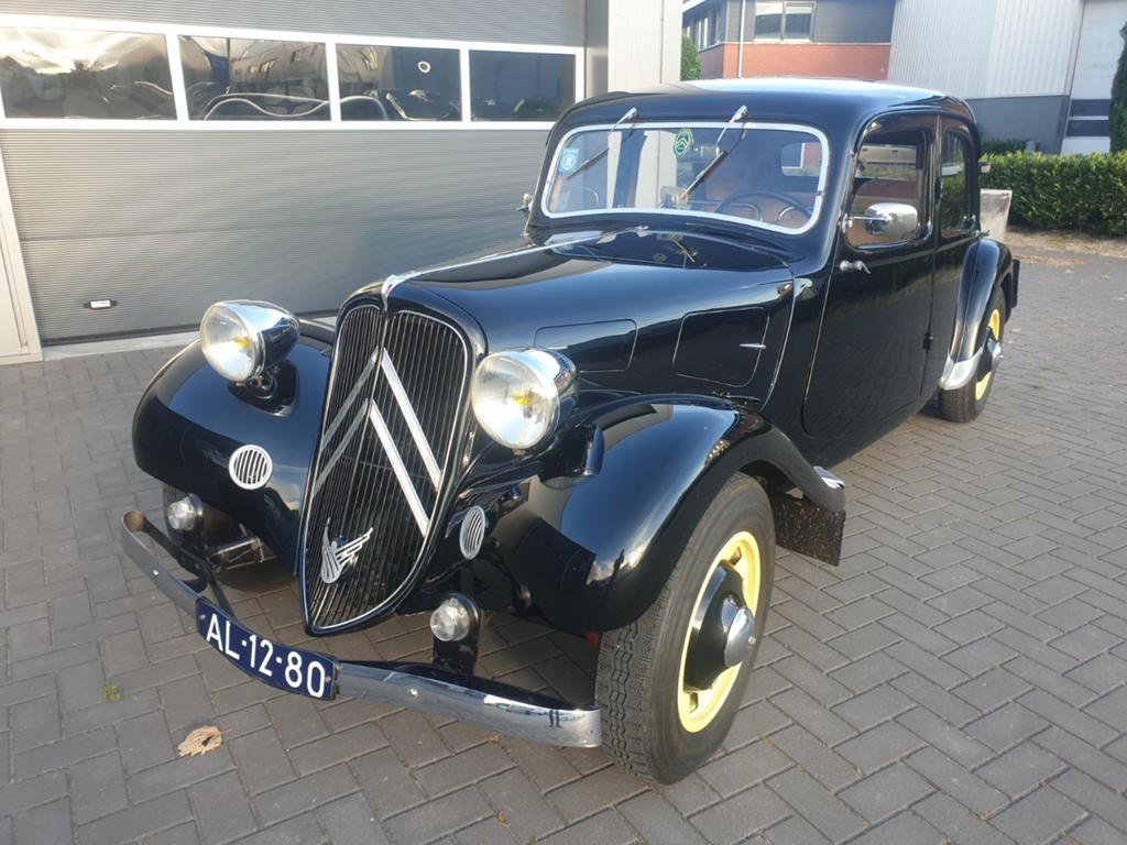 Citroen traction avant 7C Sport., Stof, Zwart, Handgeschakeld, Particulier