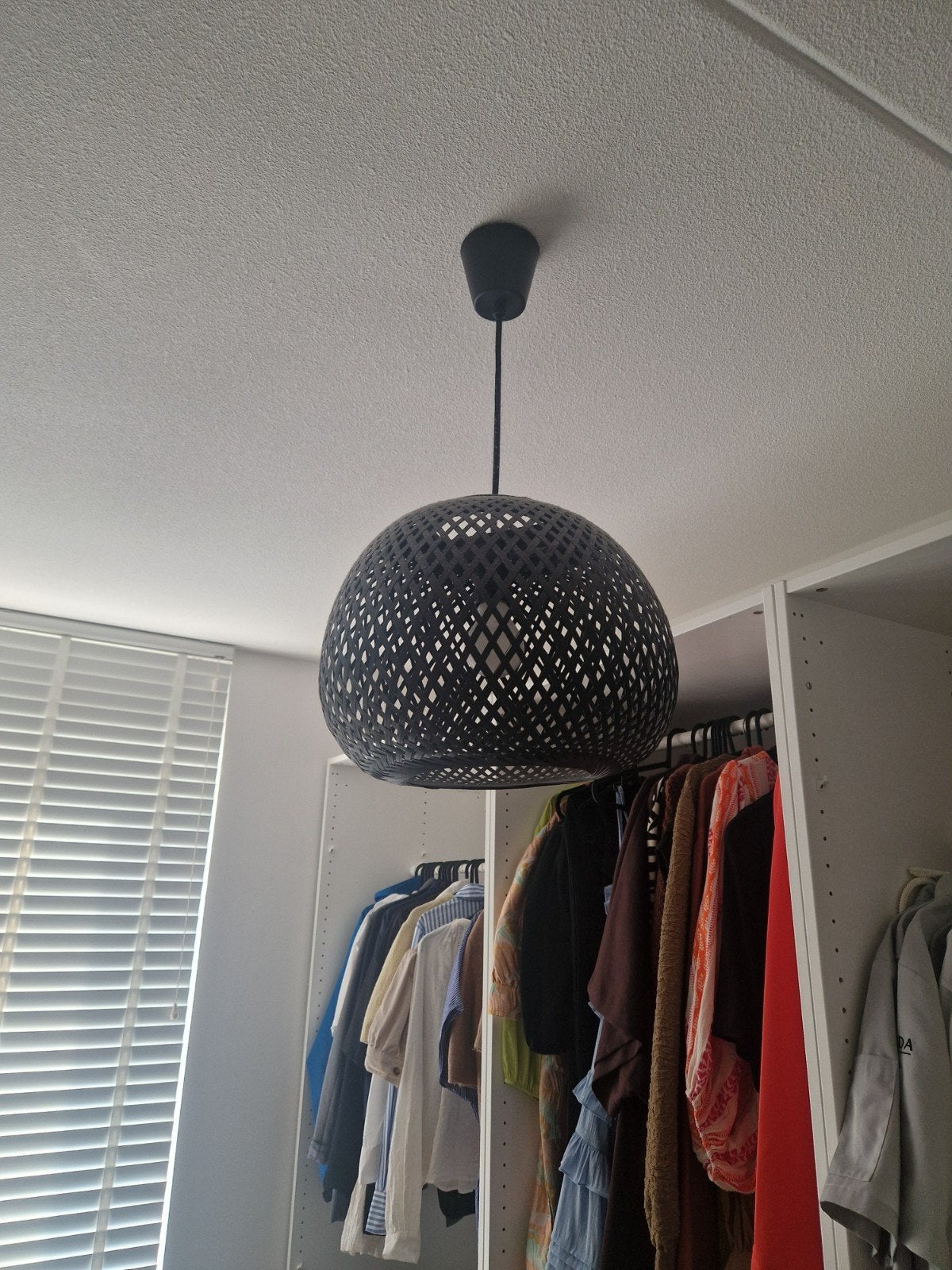Hanglamp JYSK (zwart gespoten; was bruin), Ophalen