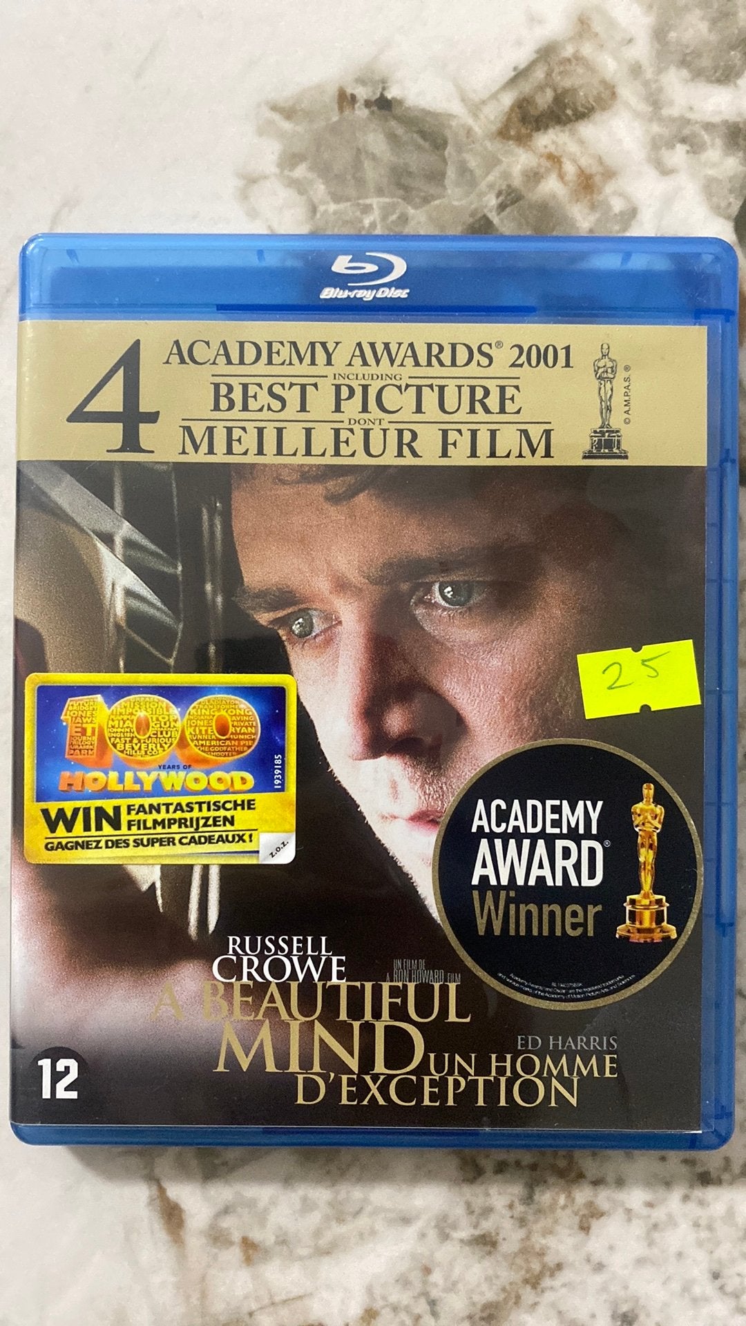 A beautiful mind blu ray NL versie, Ophalen of Verzenden, Zo goed als nieuw