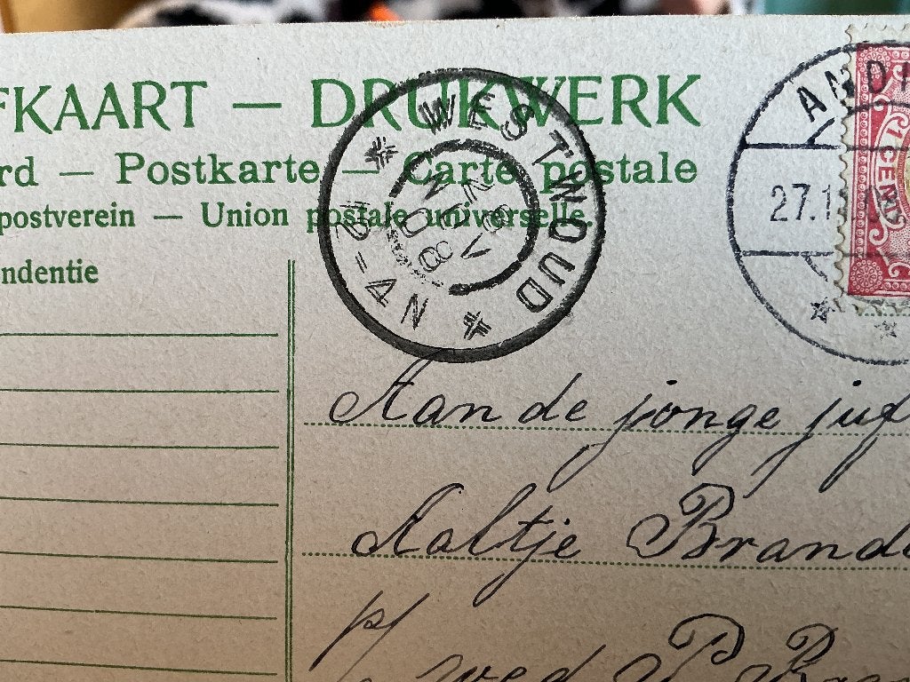Grootrond Westwoud, Verzenden, T/m 1940, Gestempeld
