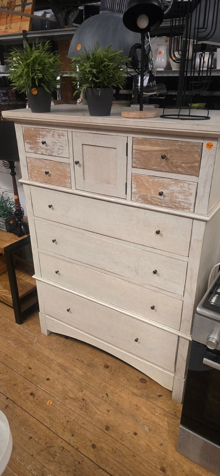 mooie brocante landelijke ladenkast, Huis en Inrichting, Ophalen, 5 laden of meer, Zo goed als nieuw, Minder dan 100 cm