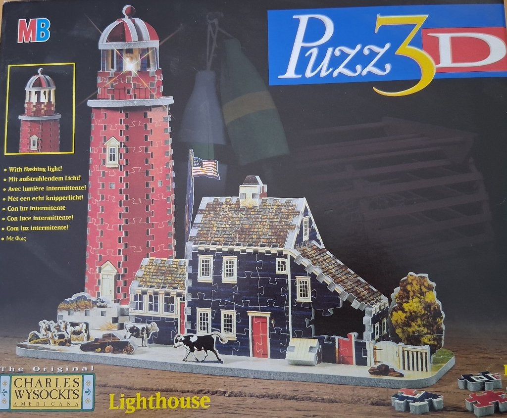 Puzz3D - Vuurtoren, Ophalen of Verzenden, Minder dan 500 stukjes, Zo goed als nieuw, Rubik's of 3D-puzzel