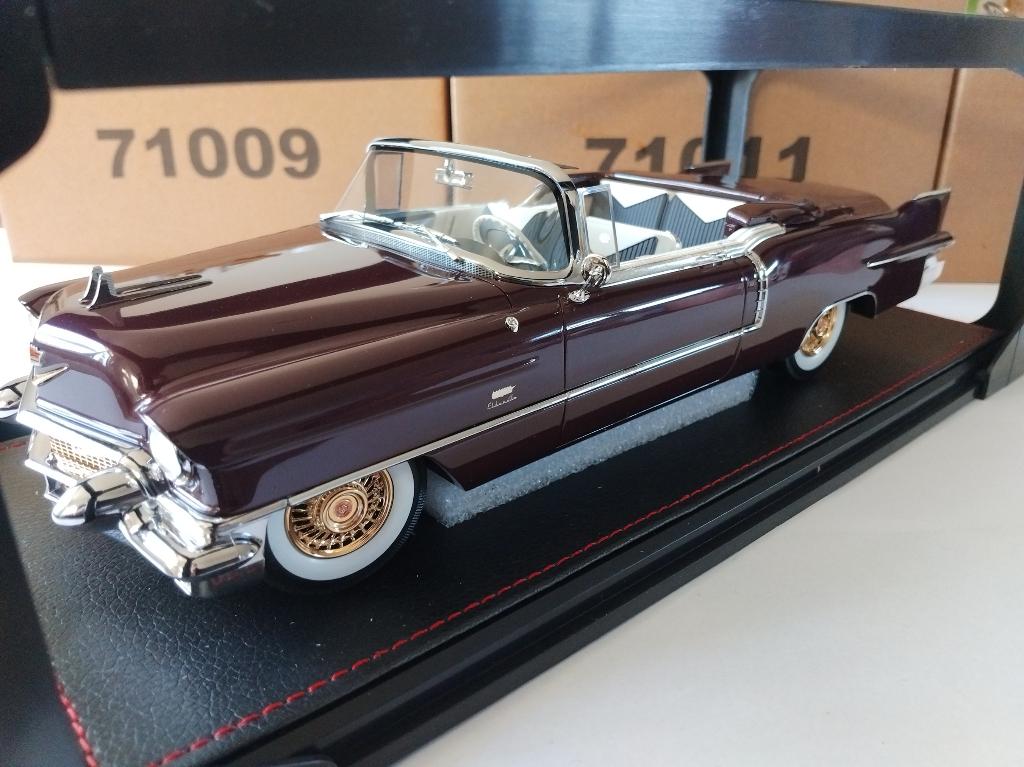 Cadillac Eldorado Biarritz Cabrio 1956, 1/18, Stamp Models, Overige merken, Stamp Models, Auto, .