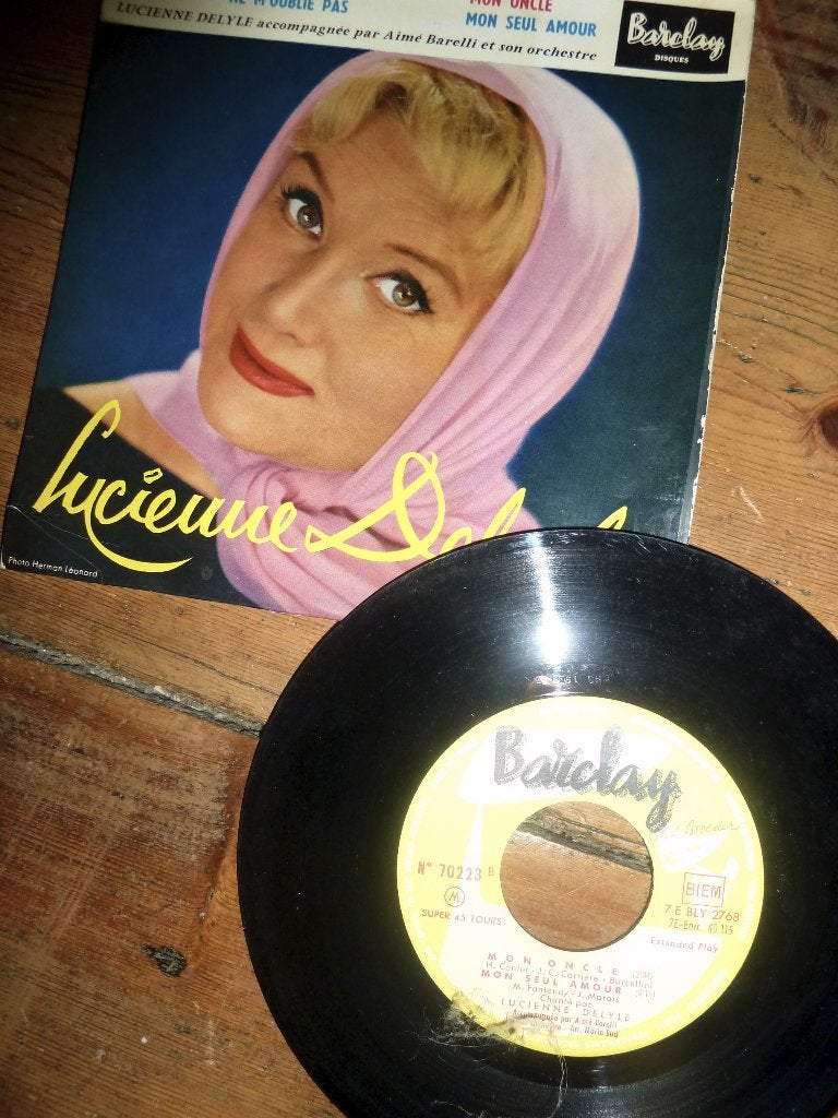 LUCIENNE DELYLE bonhomme accordeon EP 1959, EP, Ophalen of Verzenden, EP